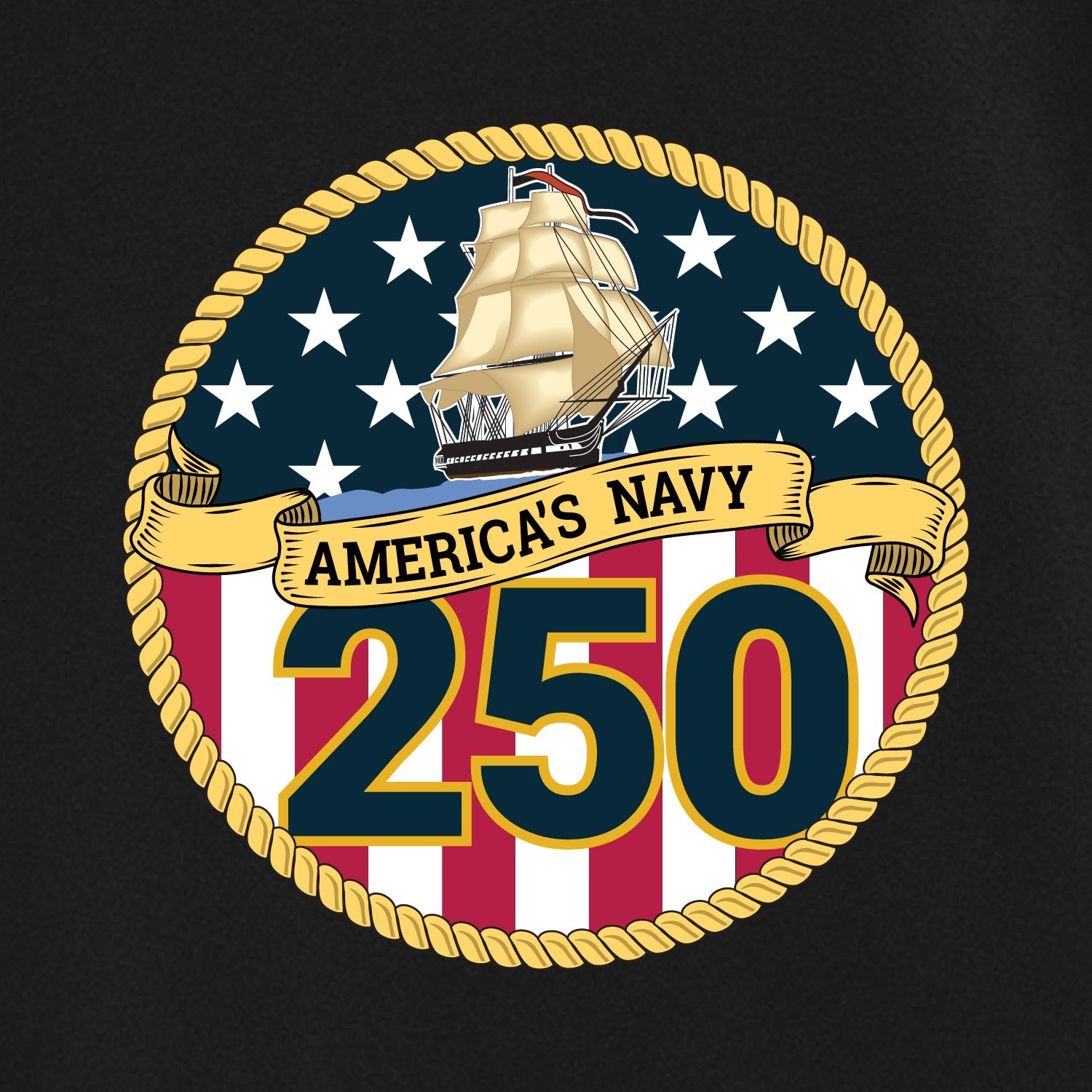Navy 250th Anniversary Crewneck – Navy Gear