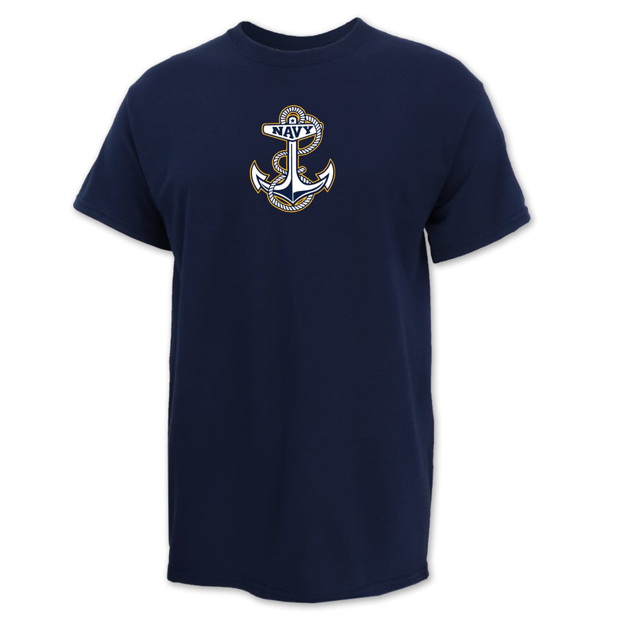 Navy Anchor USA Made T-Shirt