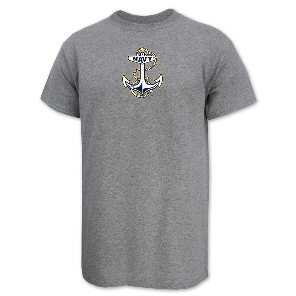 Navy Anchor USA Made T-Shirt