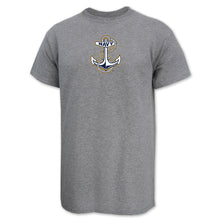 Load image into Gallery viewer, Navy Anchor USA Made T-Shirt