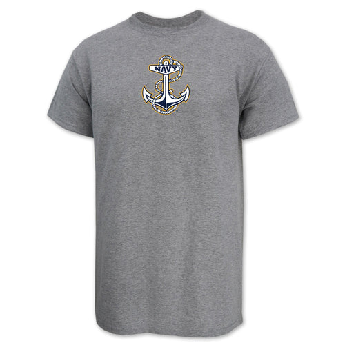 Navy Anchor USA Made T-Shirt