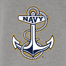 Load image into Gallery viewer, Navy Anchor Logo Full Zip