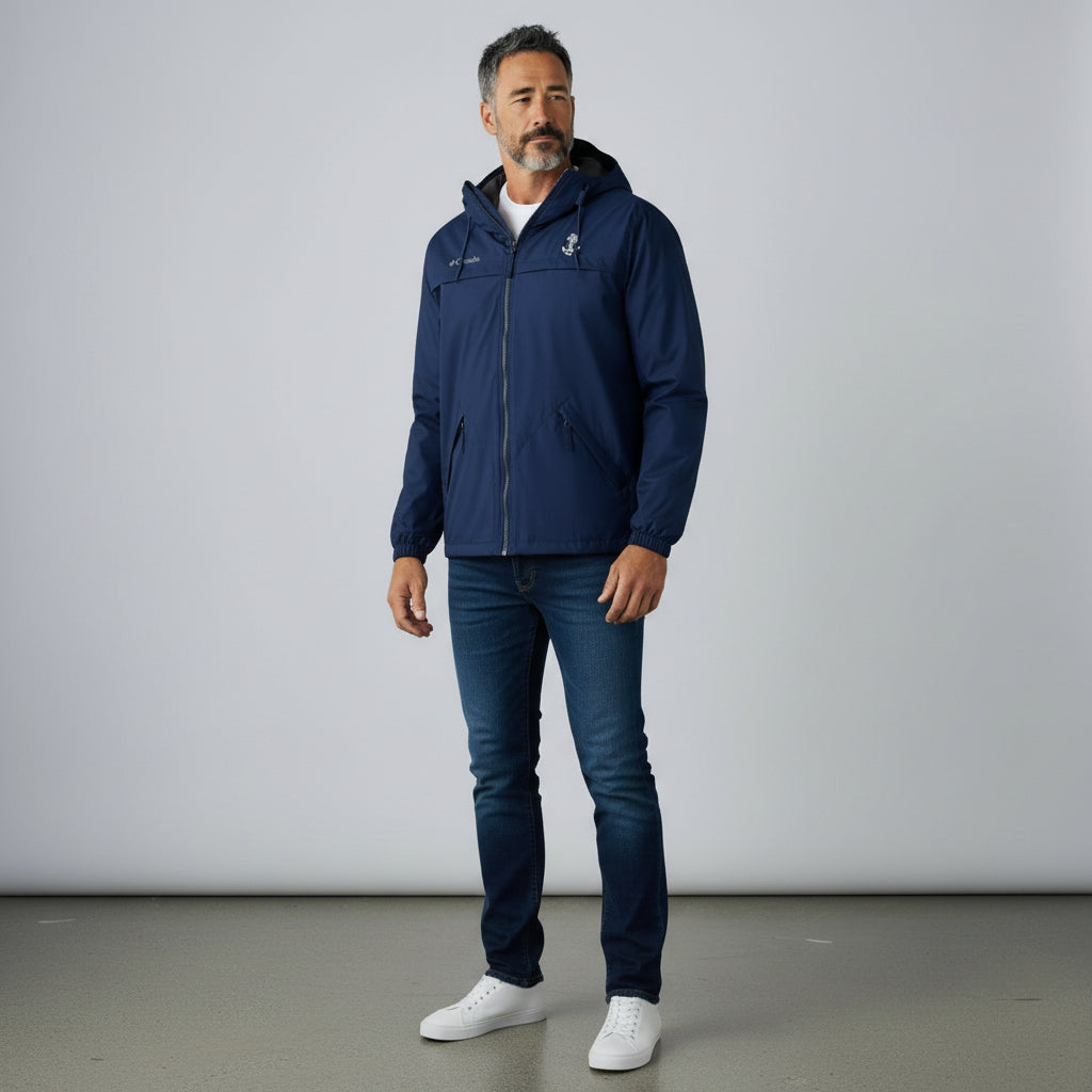 H568/美品 DORMEUIL EXEL ジャケット ピークドラペル 紺 Navy Anchor Columbia Oroville Creek Lined Jacket (Navy)* – Navy Gear