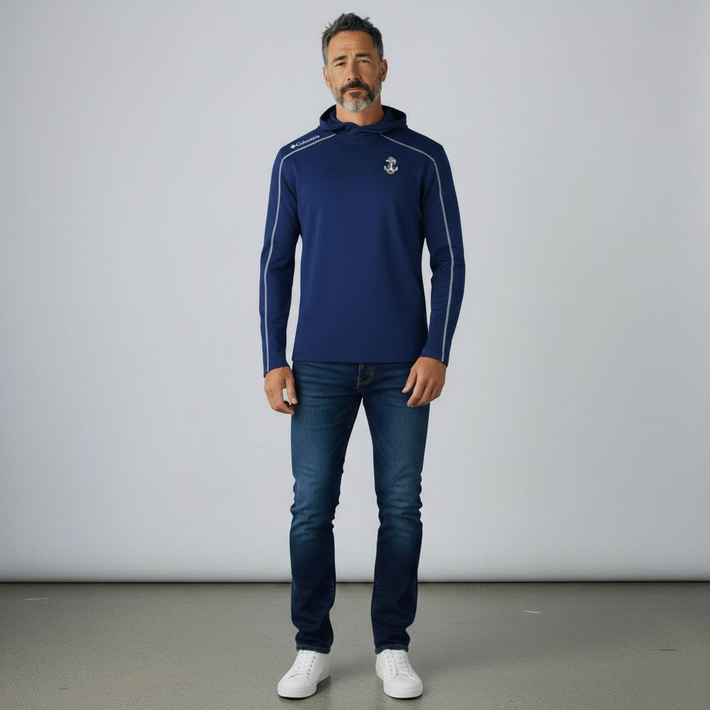 Navy Anchor Columbia Shotgun Hoodie (Navy)*