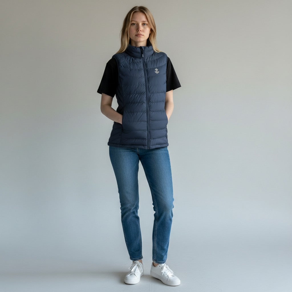 Navy Anchor Columbia Women's Powder Lite II Vest (Navy)*