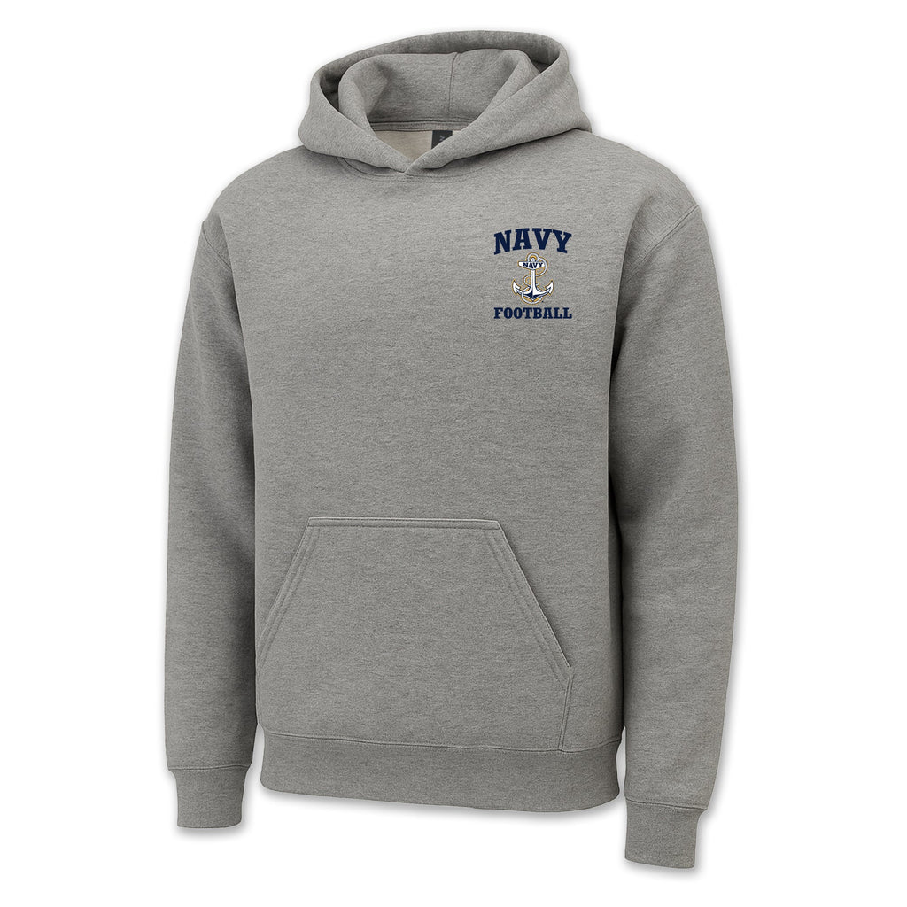 Navy Anchor Football Hood