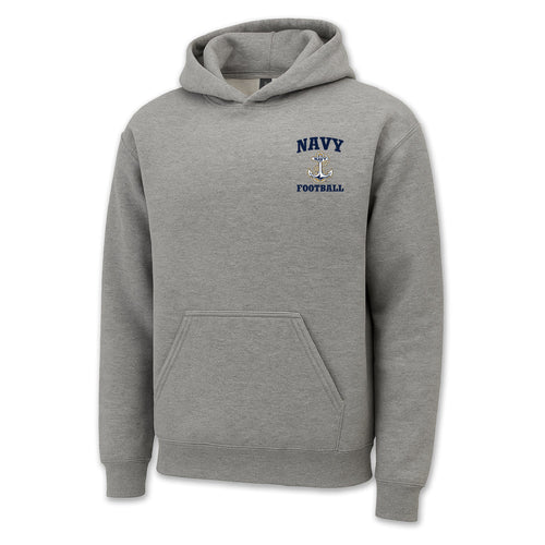 Navy Anchor Football Hood