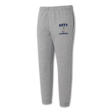 Load image into Gallery viewer, Navy Anchor Lacrosse Sweatpants