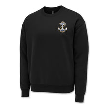 Load image into Gallery viewer, Navy Anchor Logo Crewneck