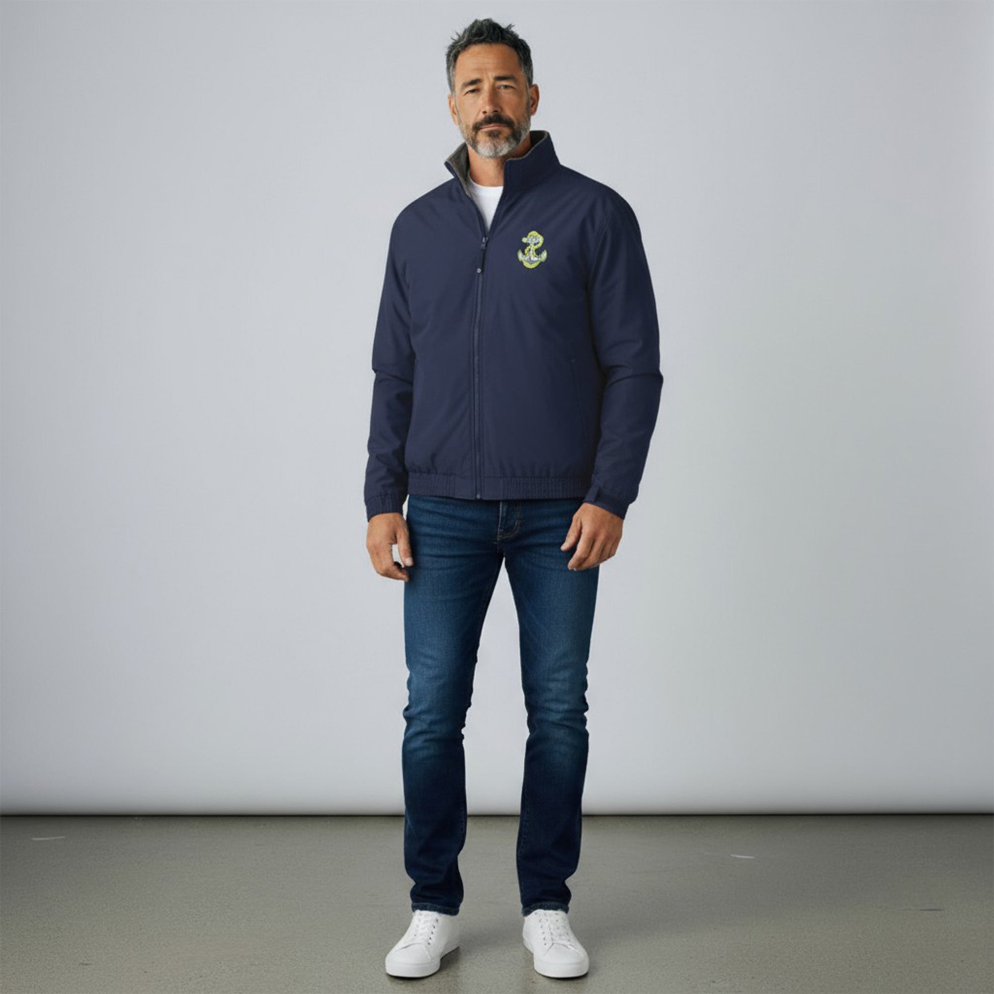 【Mサイズ】 NAVIGATORS HARD SHELL JKT NVY Navy Anchor Navigator Jacket (Navy) – Navy Gear