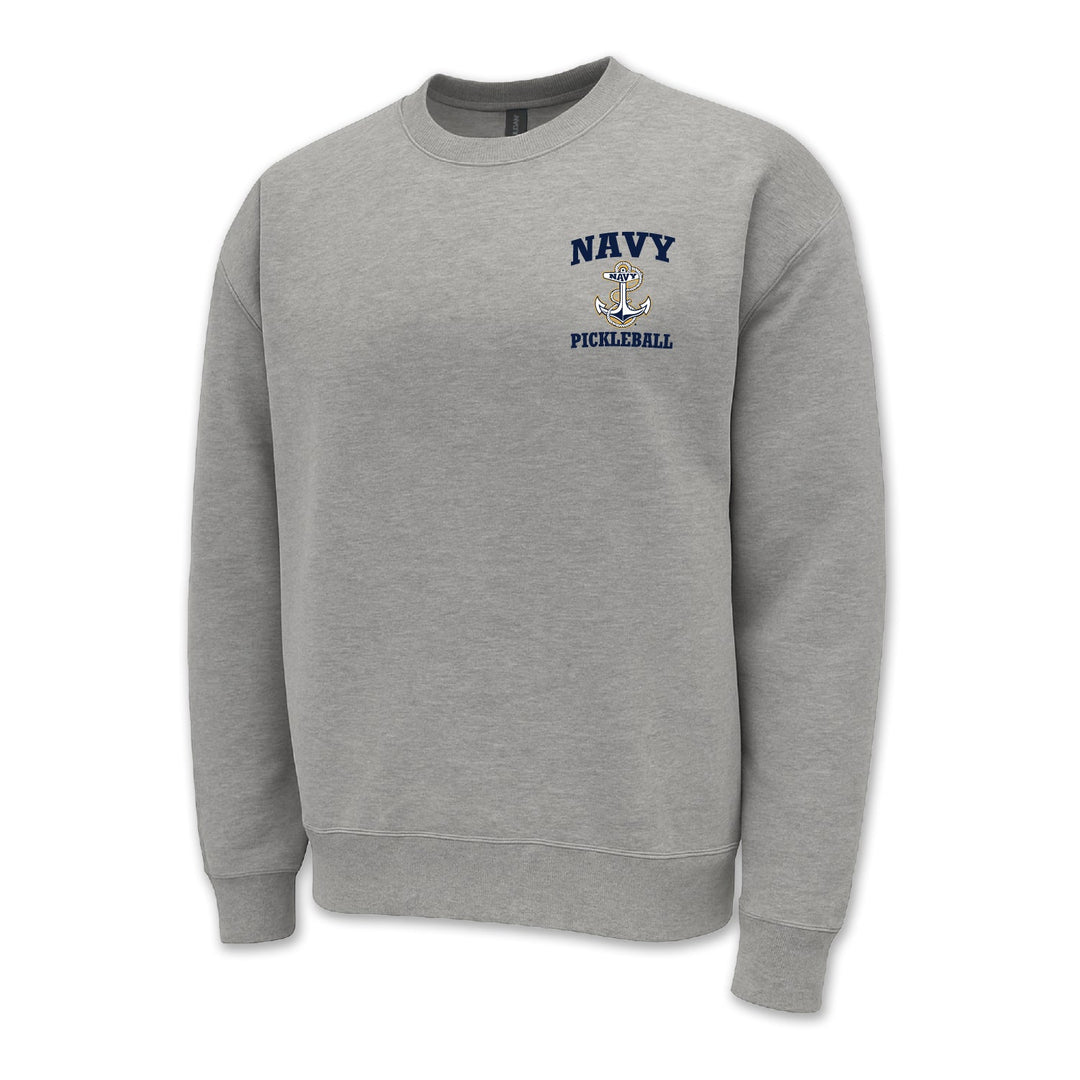 Navy Anchor Pickleball Crewneck