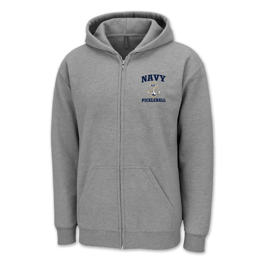 Navy Anchor Pickleball Full-Zip