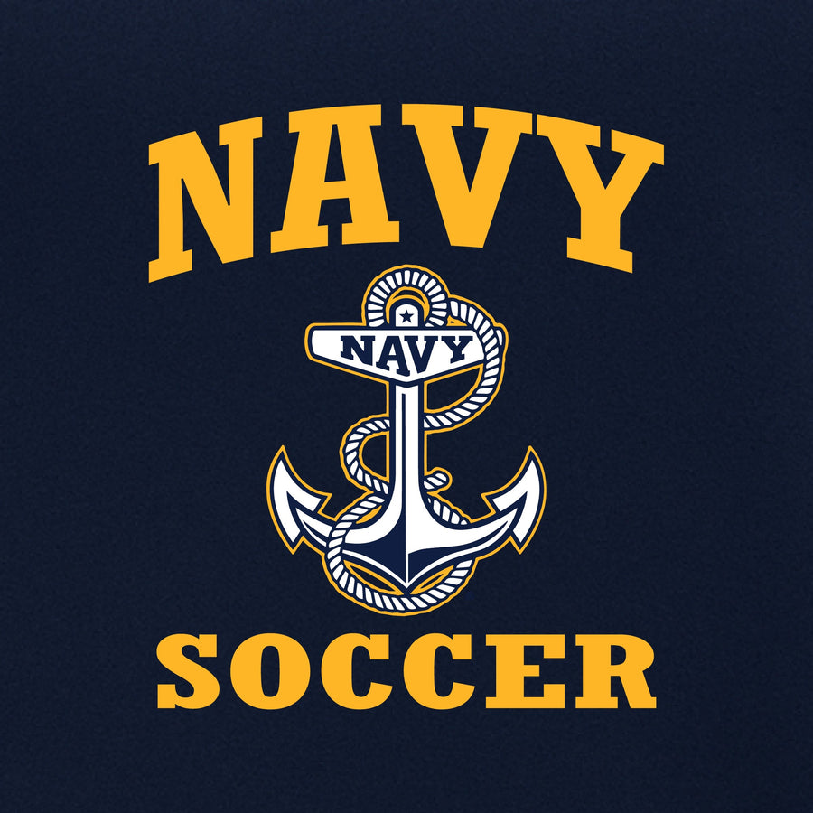 Navy Anchor Soccer Hood