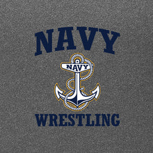 Load image into Gallery viewer, Navy Anchor Wrestling Performance Hood (Grey)