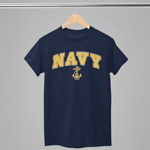 Load image into Gallery viewer, Navy Arch Anchor T-Shirt (Navy)