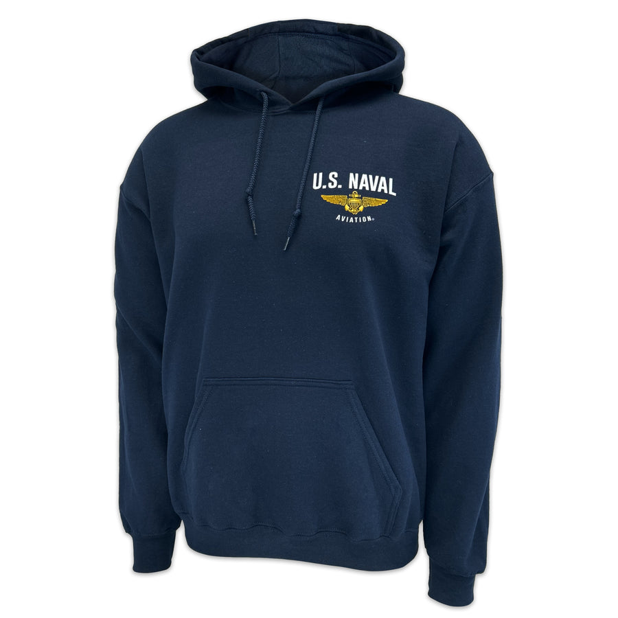 Navy Hooded Top