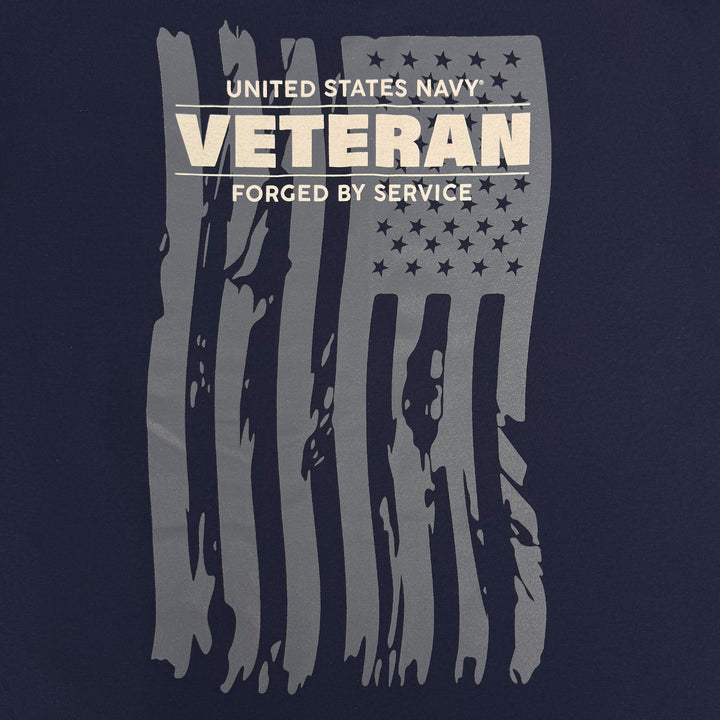 Navy Veteran Flag T-Shirt (Navy)