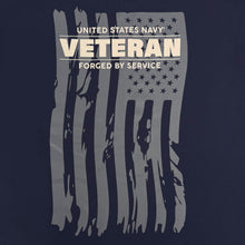 Load image into Gallery viewer, Navy Veteran Flag T-Shirt (Navy)