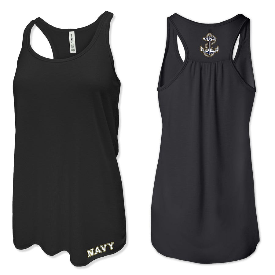 Navy Ladies Duo Racerback