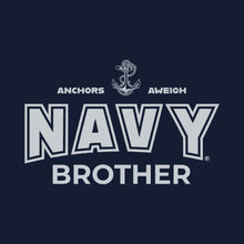 Load image into Gallery viewer, Navy Brother Crewneck (Navy)