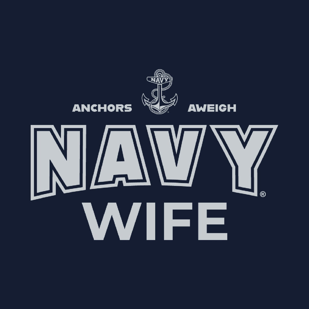 Navy Wife Crewneck (Navy)