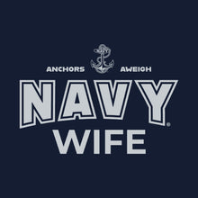 Load image into Gallery viewer, Navy Wife Crewneck (Navy)