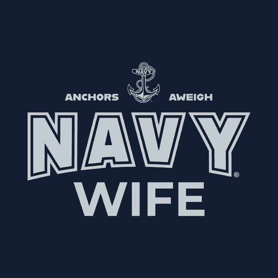 Navy Wife Crewneck (Navy)