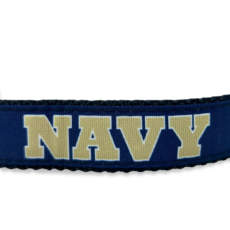 Navy Dog Collar