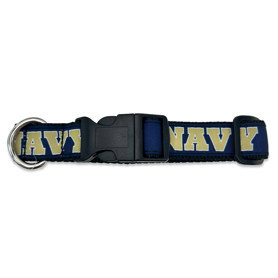 Navy Dog Collar