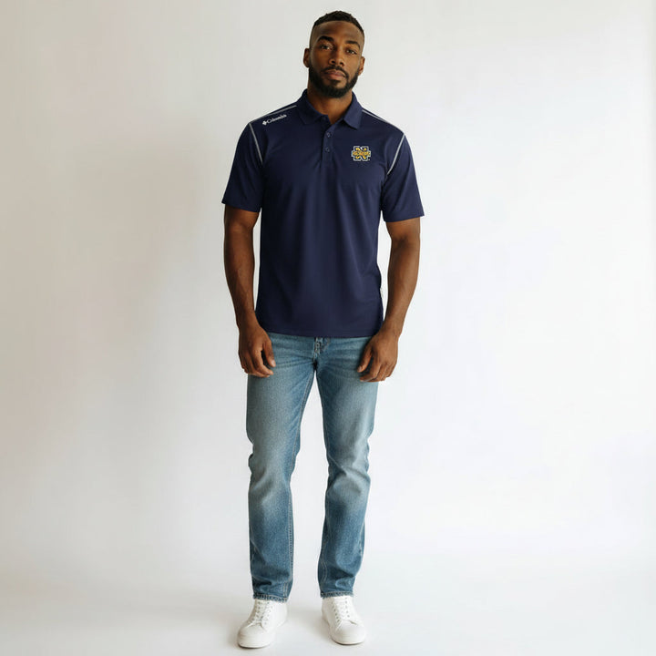 Navy Columbia Shotgun Polo*