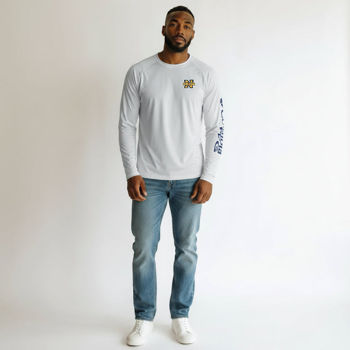 Navy Columbia Terminal Tackle Long Sleeve T*