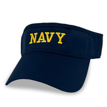Load image into Gallery viewer, Navy Cool Fit Performance Visor (Navy)