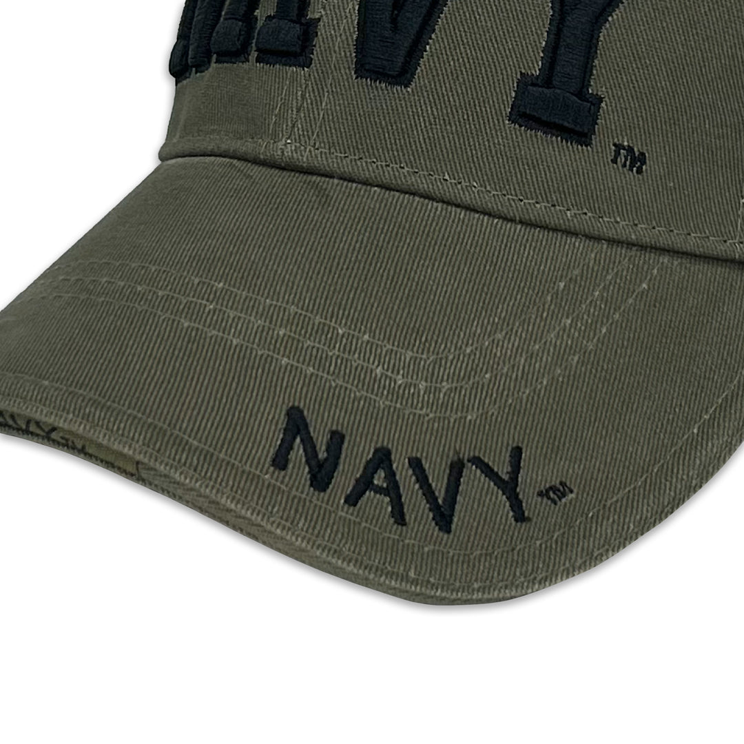 Navy Deluxe Low Profile Hat (OD Green)
