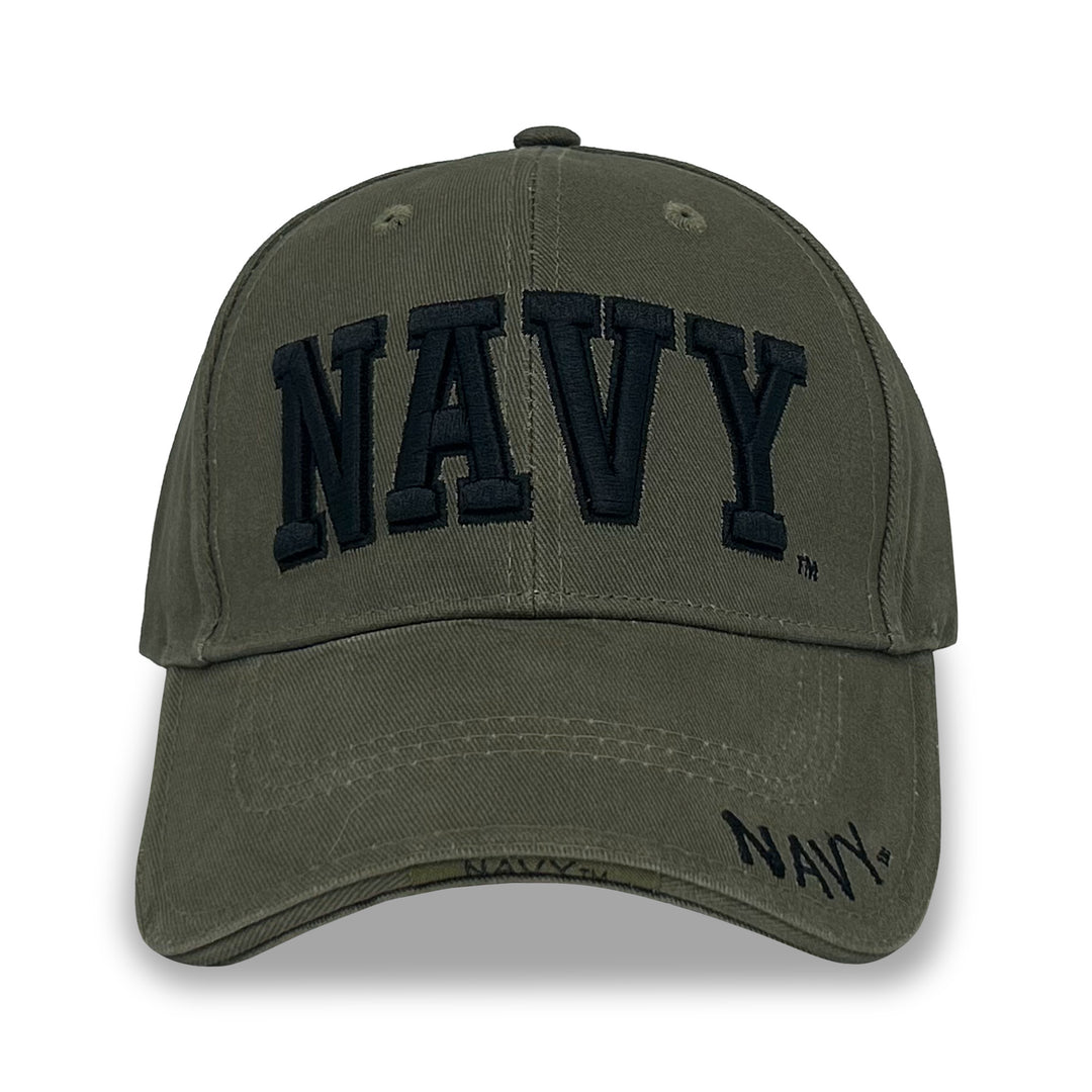Navy Deluxe Low Profile Hat (OD Green)