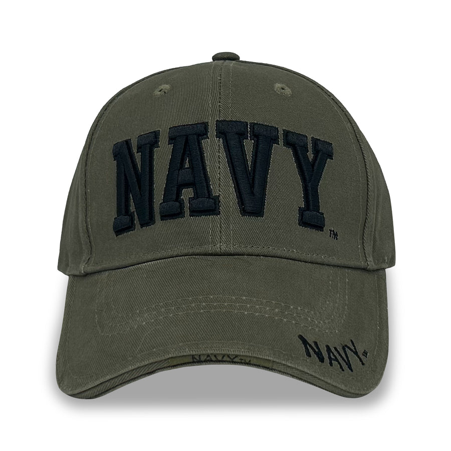 Navy Deluxe Low Profile Hat (OD Green)