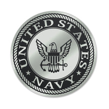 Load image into Gallery viewer, Navy Eagle Chrome Emblem