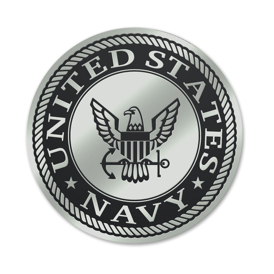 Navy Eagle Chrome Emblem
