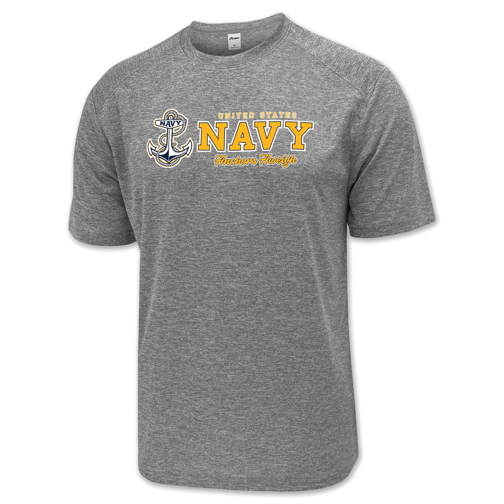 United States Navy Anchors Aweigh Performance T-Shirt