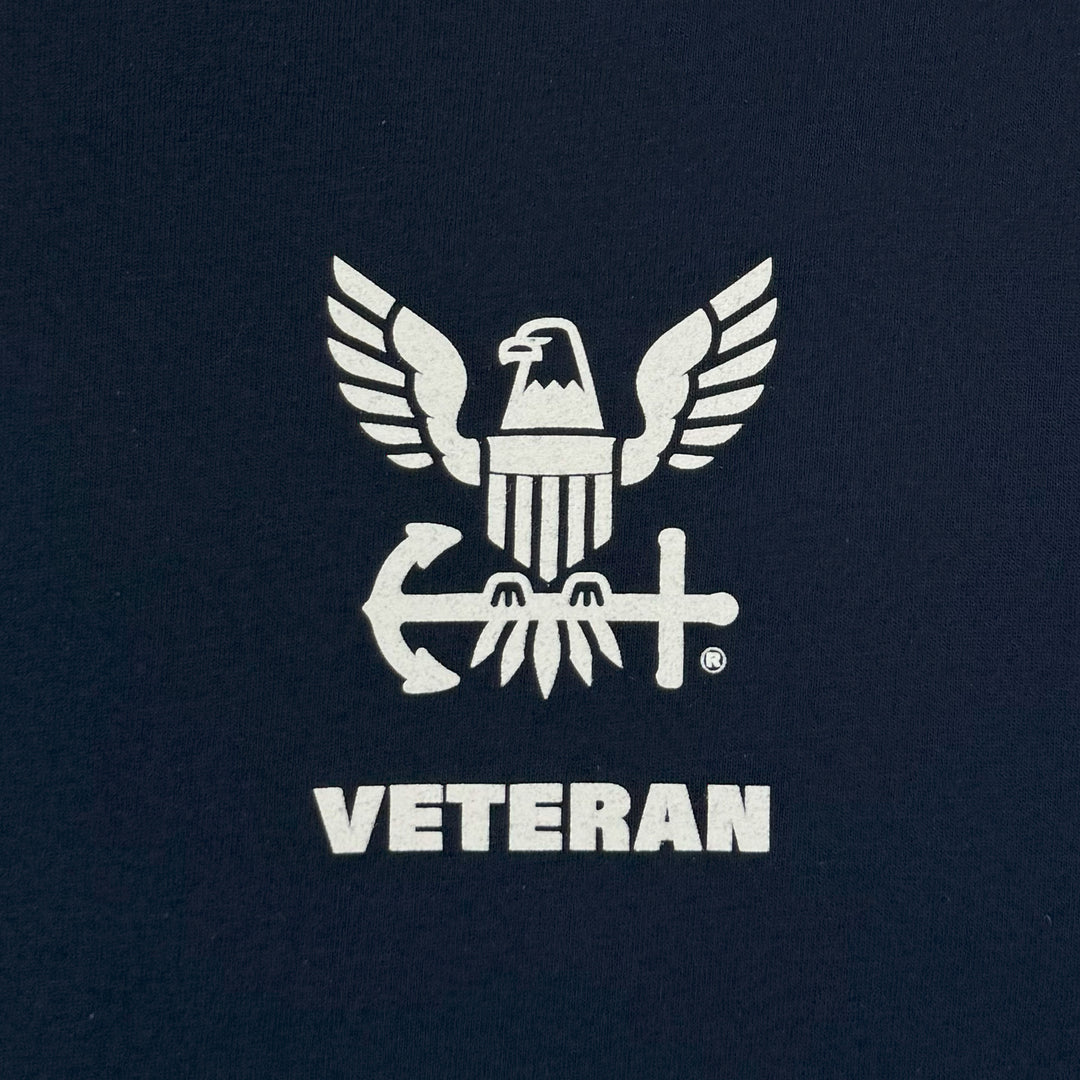 Navy Veteran Flag T-Shirt (Navy)