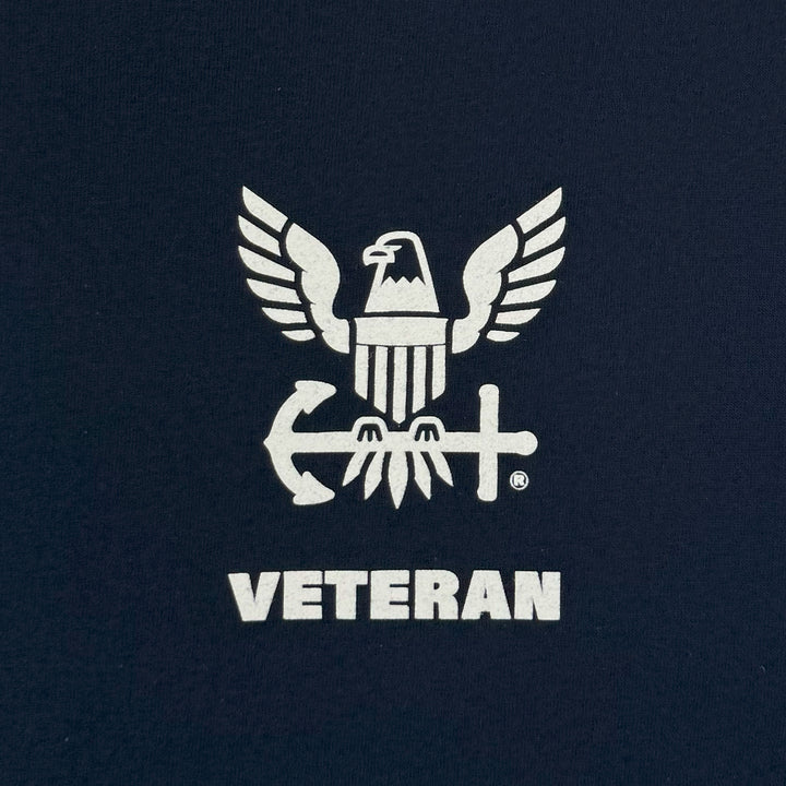 Navy Veteran Flag T-Shirt (Navy)