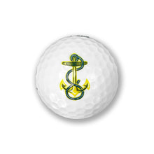 Load image into Gallery viewer, Navy Anchor Golf Ball