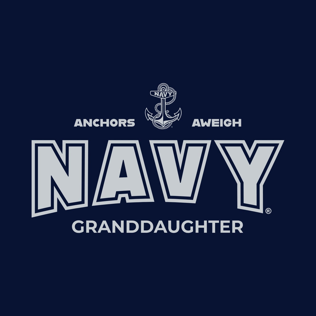 Navy Granddaughter Ladies T-Shirt (Navy)