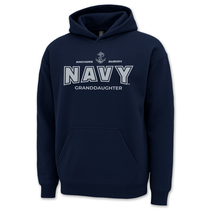 Navy Family Unisex Hooded Sweatshirts