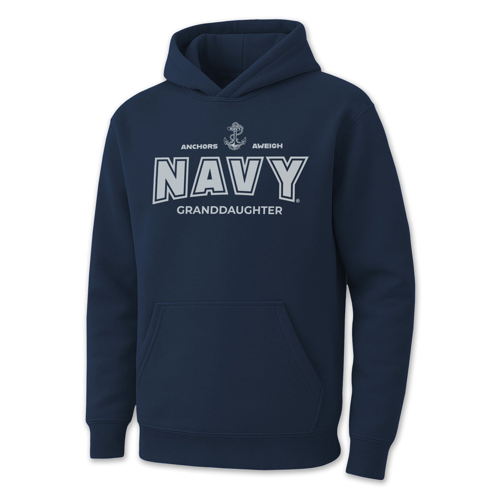 Navy Granddaughter Youth Hood (Navy)