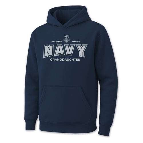 Navy Granddaughter Youth Hood (Navy)