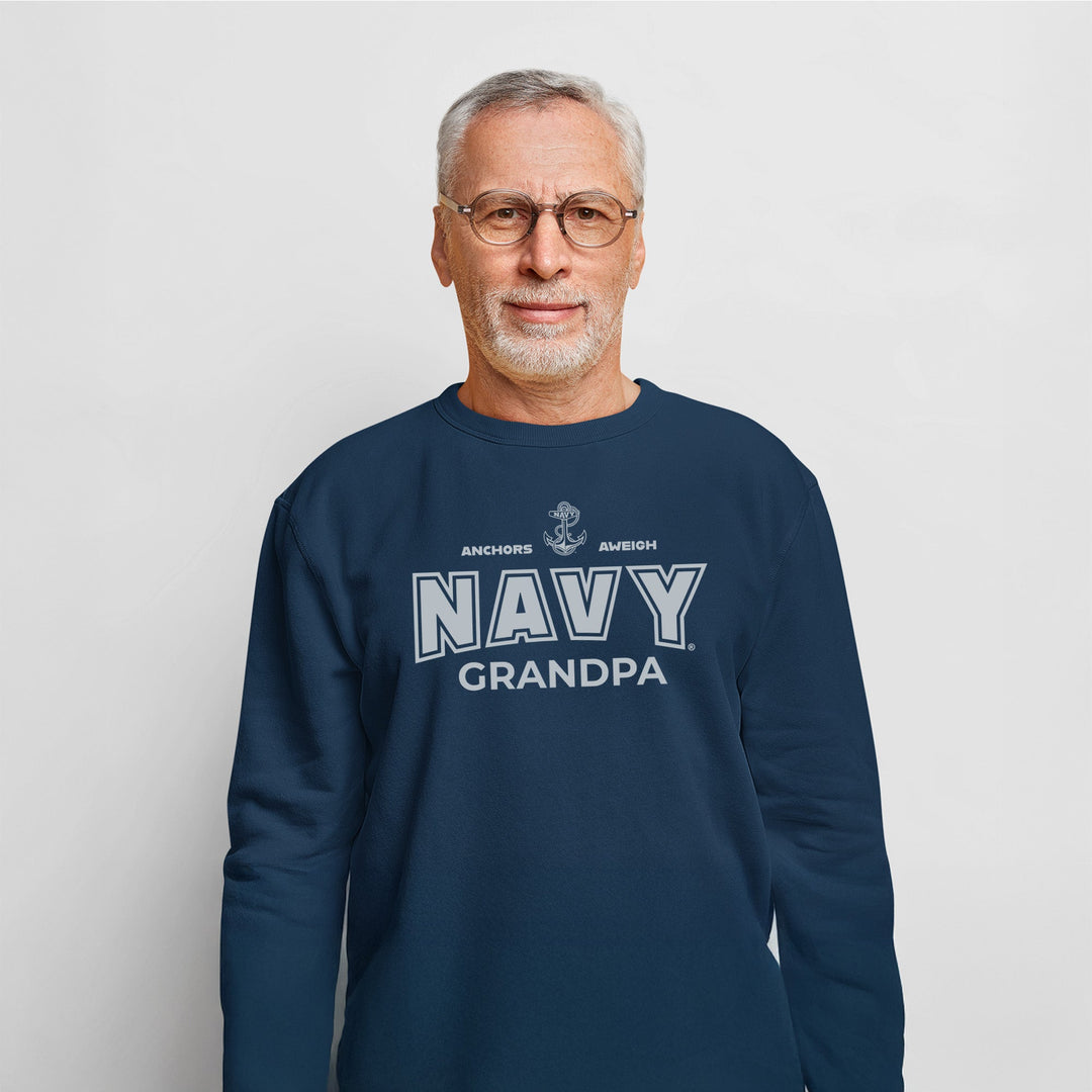 Navy Grandpa Crewneck (Navy)
