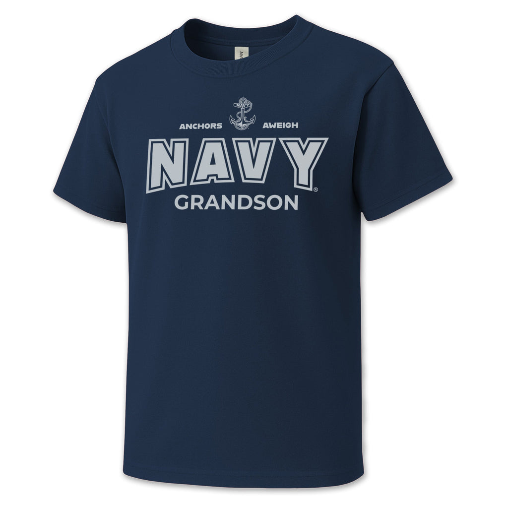 Navy Grandson Youth T-Shirt (Navy)