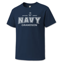 Load image into Gallery viewer, Navy Grandson Youth T-Shirt (Navy)