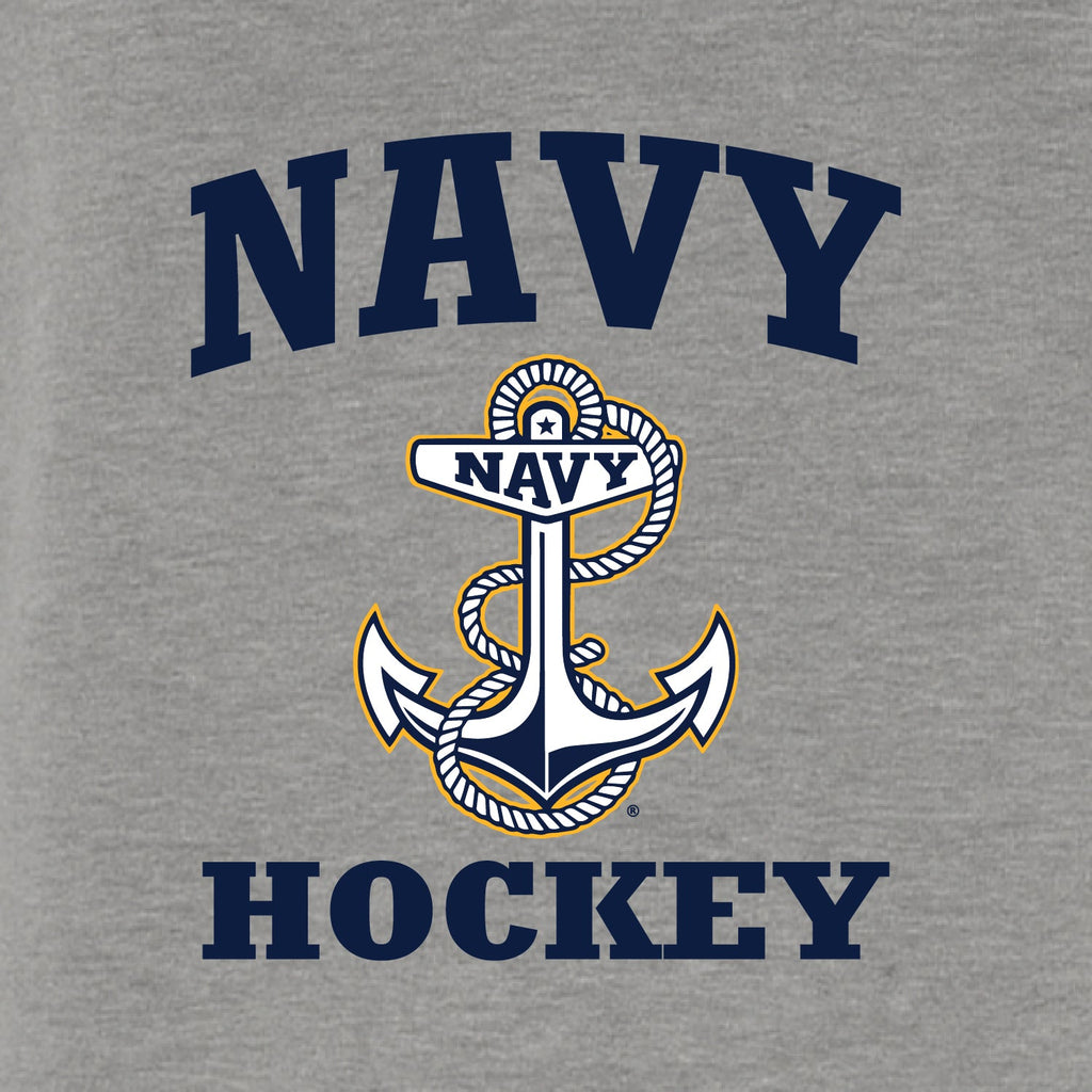 Navy Anchor Hockey Full Zip