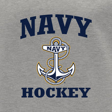 Load image into Gallery viewer, Navy Anchor Hockey Crewneck